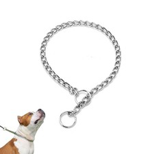 Dog Choke Collar Stainless Steel P Chain Slip Collar for Dog Training Walking...