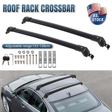 Roof Rack Cross Bars Luggage Carrier Aluminum Black For Honda Element 2003-2011