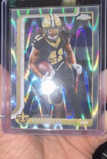 2025 Topps chrome NFL- Alvin Kamara- raywave parallel