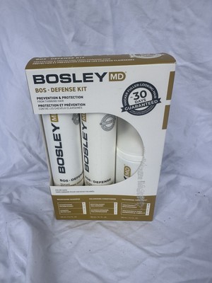Bosley MD BOS Defense Kit Shampoo Conditioner Thickening Treatment