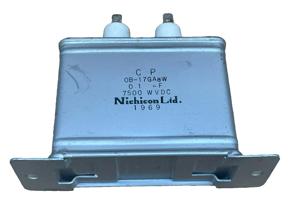 Vintage 1969'S Nichicon Ltd Resistor C-P OB-17GA8W 7500 WV DC - Image 2 of 4