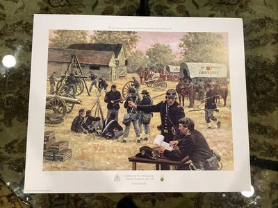 Don Stivers, “Service To The Line” #54 0f Only 500 Never Framed Perfect! - Image 1 of 4
