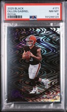 2025 PANINI BLACK ROYAL #171 DILLON GABRIEL ROOKIE RC 49/99 PSA 8