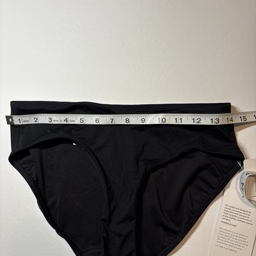 Athleta M MEDIUM Clean Full Swim Bottom, Black Full-Seat Bikini Active Brief NWT - Picture 6 of 7