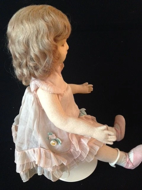 Muñeca Lenci con cara de Mariuccia-- Muñeca de fieltro años 30 Foto 4 de 4