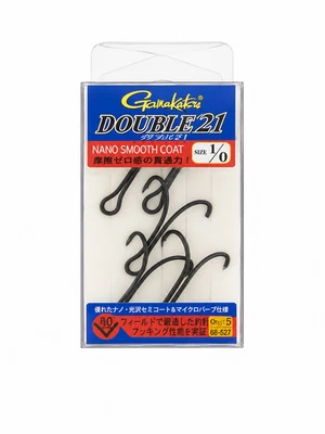 Gamakatsu Double 21 Froschhaken 1/0 - Seeigel Coike Haken - ähnlich Trokar TK250 - Bild 1 von 3