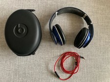 Beats By Dr. Dre Studio Bluetooth Headphones Blue Tested