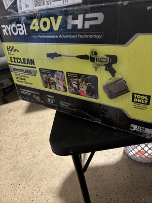 #ad RYOBI 40V HP Brushless EZClean 600 PSI 0.7 GPM Power Cleaner TOOL ONLY $89.00