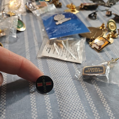 Chevrolet Camaro Black Camaro Pinback Lapel Pin - Picture 10 of 10