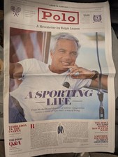 Polo Ralph Lauren Newsletter Newspaper ISSUE ...