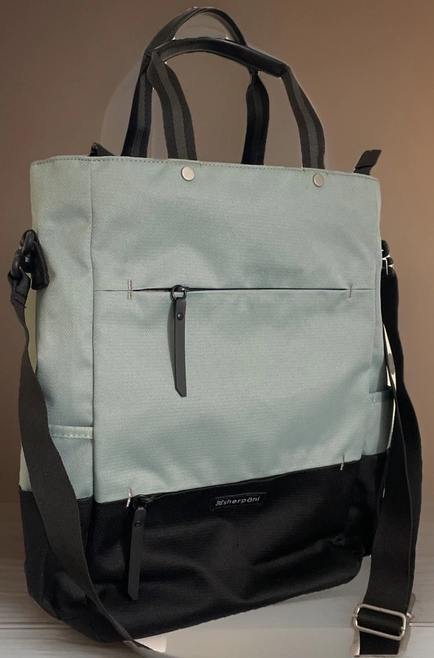 Mochila Sherpani Camden conversível bolsa tiracolo bolsa carteiro divisória laptop - Imagem 3 de 4