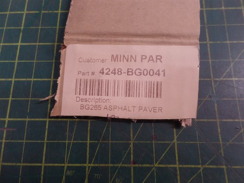 GENUINE BARBER GREENE BG0041, BG235 ASPHALT PAVER, 4248BG0041, NOS - Picture 4 of 6