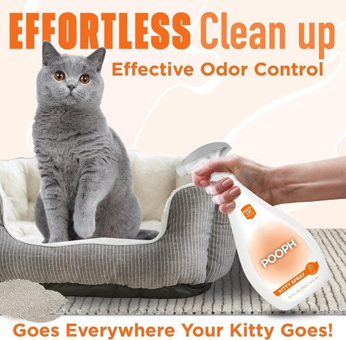 Kitty Spray - Odor Eliminator, 32oz - Dismantles Odors on a Molecular Basis Cats