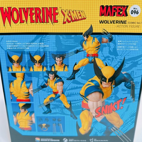 Mafex No.096 WOLVERINE Comic Ver. Medicom Toy Action Figure X-MEN Toy From Japan - Picture 20 of 23