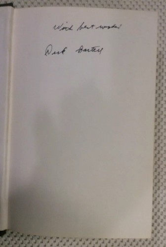 Dick Bartell Rowdy Richard FIRMATO LIBRO HC PIÙ LETTERA FIRMATA MAX PATKIN - Foto 3 di 6