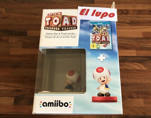 CAPTAIN TOAD TREASURE TRACKER + AMIIBO EDITION LIMITEE NEUF NINTENDO WII U VF - Foto 2 di 6