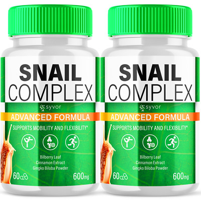 Snail Complex Joint Support Pill Freedom to Move Vitamin Formula 120 Capsules