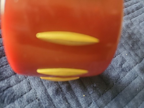 Antique Vintage Art Deco Retro Bakelite WIDE Bangle Bracelet WITH DESIGN - Picture 4 of 4