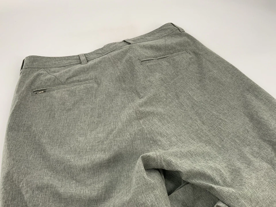 Pantalones de golf Linksoul Ashworth 36x34 (etiqueta 34) gris verde polialgodón YGI L2-310 Foto 4 de 4