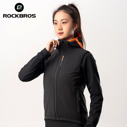 ROCKBROS Cycling Vest Thermal Fleece Windproof Waterproof Sporty Clothing Unisex - Picture 3 of 17