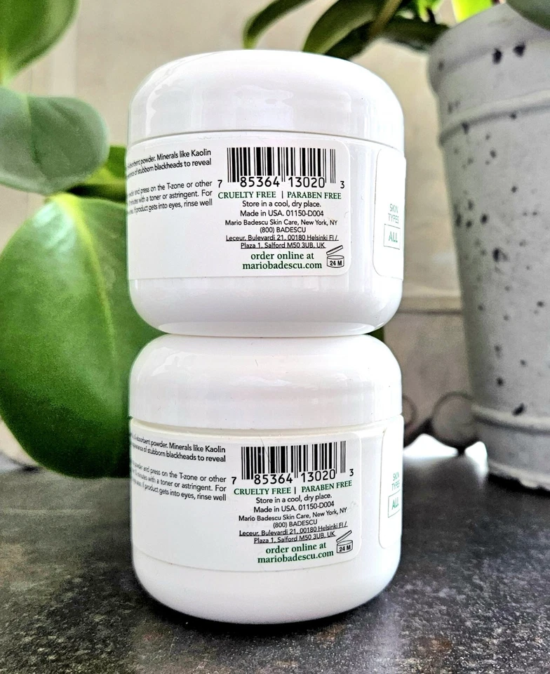 4 frascos Mario Badescu polvo de plata ¡NUEVO! ¡SELLADO! Precio de venta sugerido por el fabricante $50! ¡DESCONTINUADO! Foto 2 de 3