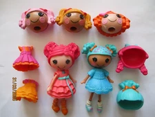 Lot Lalaloopsy  2 mini poupées + Accessoires de rechange