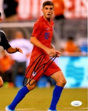 Team USA Christian Pulisic Autographed Signed 8x10 EPL Photo JSA COA #5