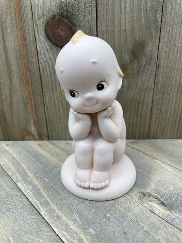 Rose O'Neill Thinker Kewpie head in hands