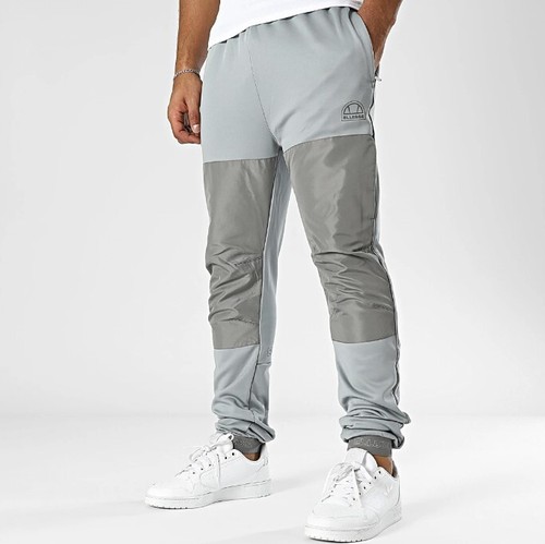 Ellesse Mens Joggers Tracksuit Pants Sopranzi Cargo Pants Gym Jogging Black Grey - Picture 11 of 14