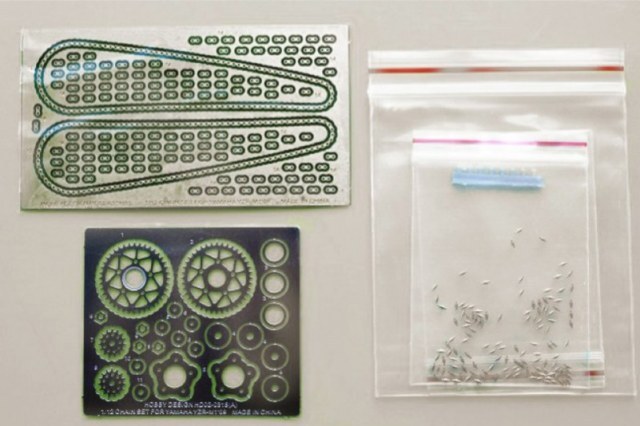 HOBBY DESIGN 1/12 Yamaha YZR-M1 2009 Chainset for Tamiya