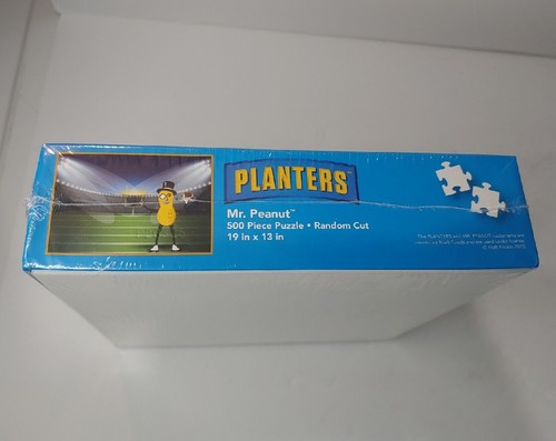 Planters Mr. Peanut FOOTBALL Puzzle 500 Piece Jigsaw 19" x 13" NEW SEALED - Picture 3 of 5