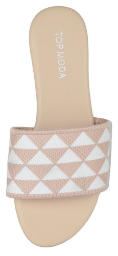 Top Moda sandali donna infradito fantasia ciabatte casual ONO beige nudi - Foto 2 di 3