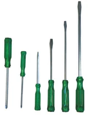 Valley 6pc Go Thru Screwdriver Set