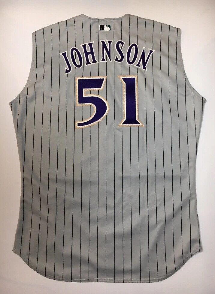 Randy Johnson Arizona Diamondbacks Team Game Issued Vest Jersey Size 52