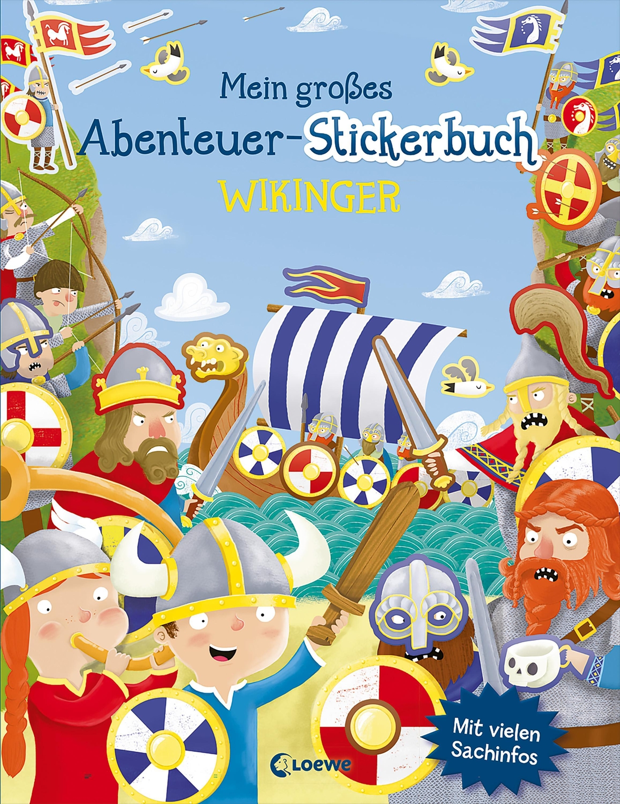 Thumbnail - Mein Großes Abenteuer-stickrbuch - Wikinger | Joshua George |