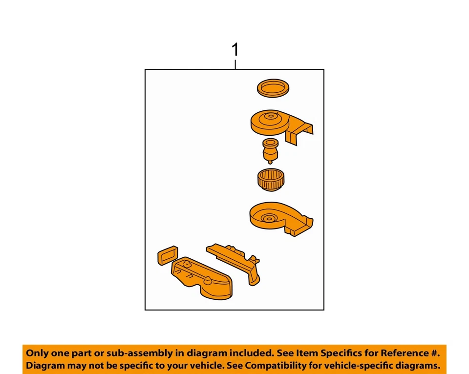 Motor soplador HVAC usado se adapta a: Ford Explorer 2001 2 puertas equipamiento deportivo trasero grado A Foto 3 de 4