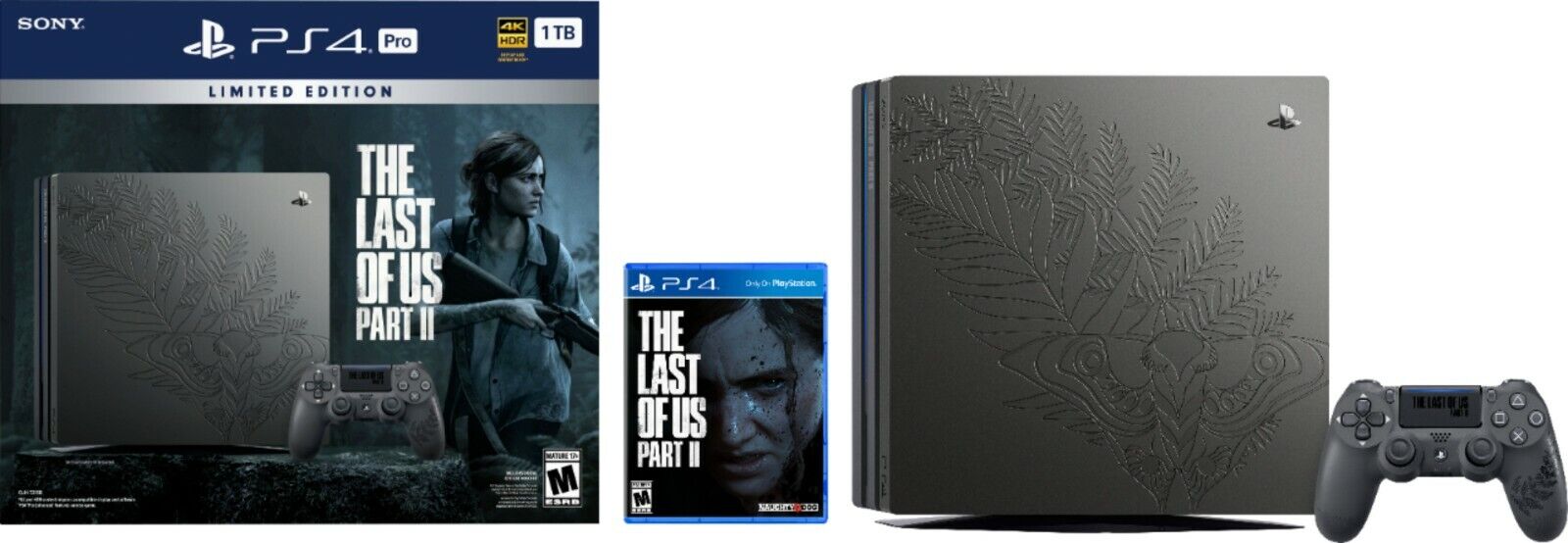 Sony PlayStation 4 Pro The Last of Us Part II 1TB Bundle - Black, Edition for sale online | eBay