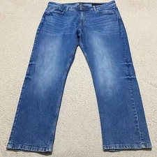 The Perfect Jean NYC Mens Jeans 28x30 Blue Denim Athletic Medium Wash Straight