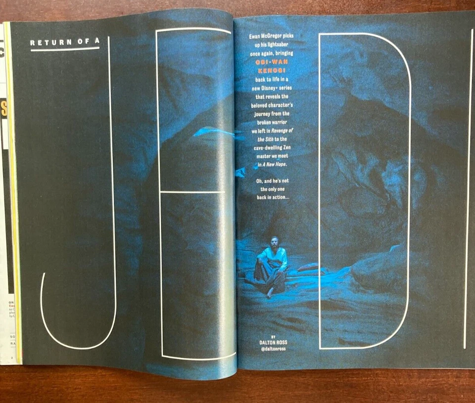 Return Of The Jedi Obi-Wan Kenobi Entertainment Weekly April 2022 FINAL ISSUE - Image 3 of 4