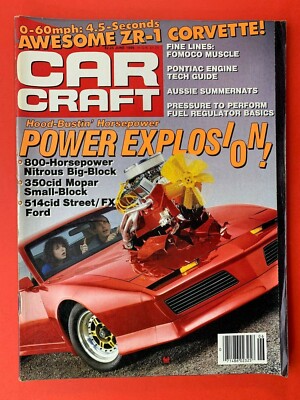 CAR CRAFT U.S. Magazine - June 1989 - 0-60 in 4.5 seconds Awesome ZR-1 Corvette 