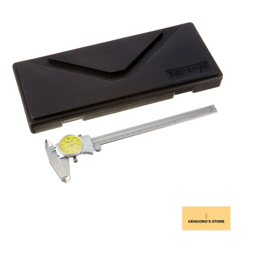 Mitutoyo 505-733 D20FX Dial Caliper  1 mm/Rev  0 mm-200 mm  0.01 mm