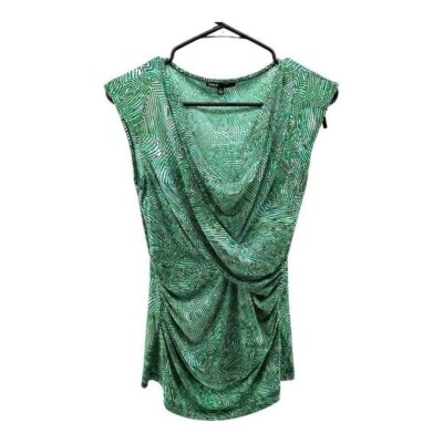 Chaus | S Small Green Sleeveless Blouse