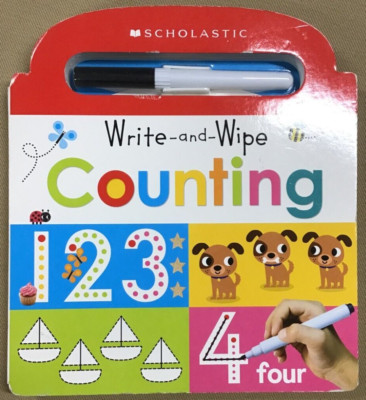 Write and Wipe Counting (Vol 3) (Hardcover) (Scholastic Inc.) NEW  