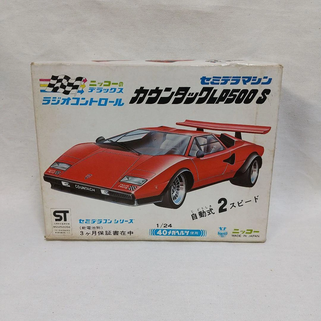 Nikko Countach LP500S radio control LP500S Semidera Machine Rare