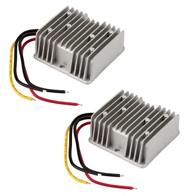 2PCS DC 48V to DC 12V 10A 120W Converter Step Down Voltage Regulator Reducer