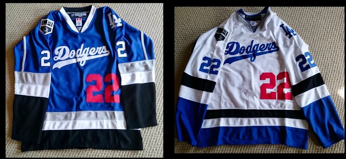 NHL MLB Replica Dodgers Hockey Jersey. Choose Color, Size, any