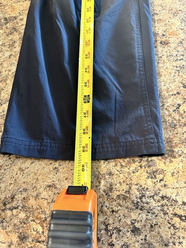 Pantaloni donna Eastern Mountain Sports neri leggeri cotone/nylon con linguetta a rotolo taglia 10r - Foto 11 di 13