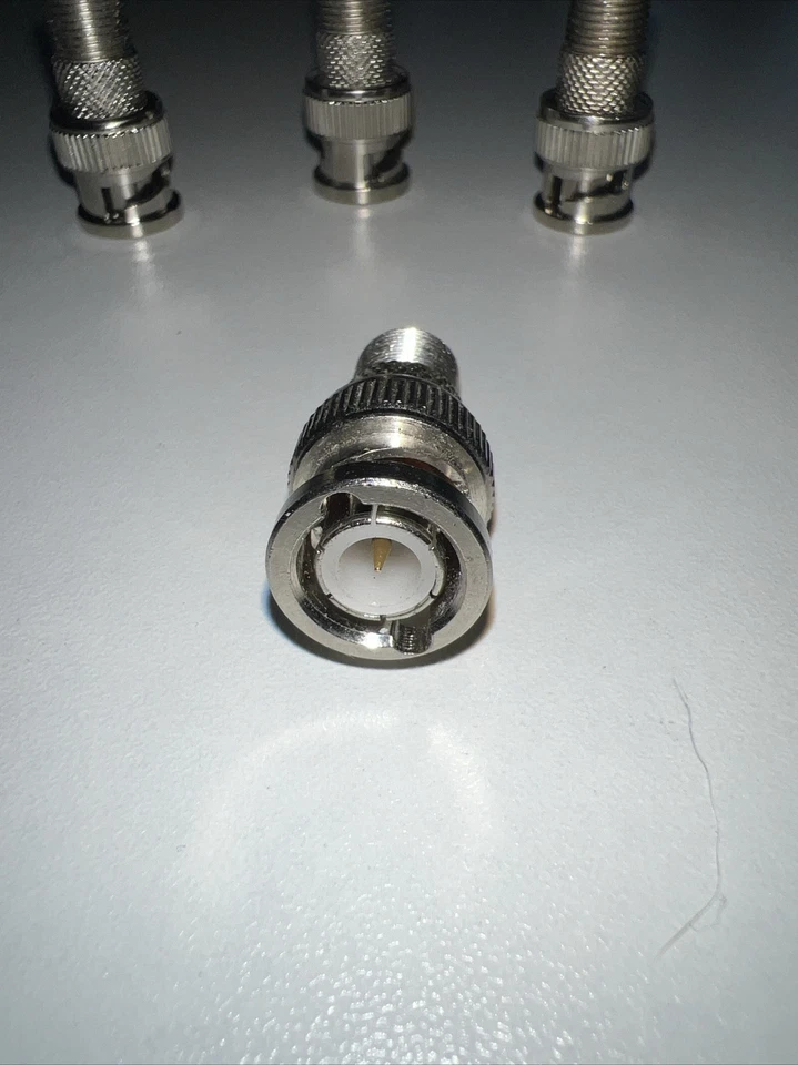 BNC FITTINGS BNC MALE TO F-TYPE RG59/RG6 FEMALE 4 PACK - Image 2 of 3