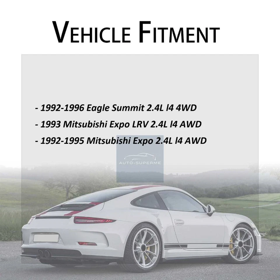 For Mitsubishi Expo 1992-1995 AWD Front Set CV Axle Shaft TrakMotive 2PCS — 第 2/4 张图片