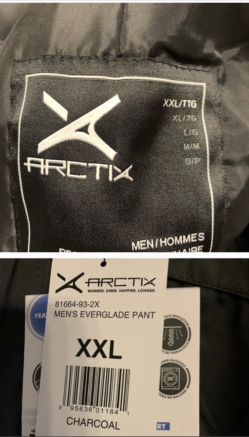 SZ XXL Arctix Men's Everglade Insulated Pants eBay